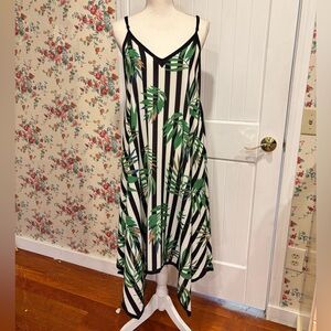 💐Asymmetrical Beach Dress Jealous Tomato Size Small🐣